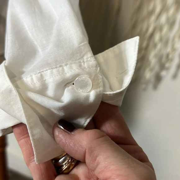 Anne Fontaine Ermine Shirt in White Size 42/US10 - Picture 8 of 16